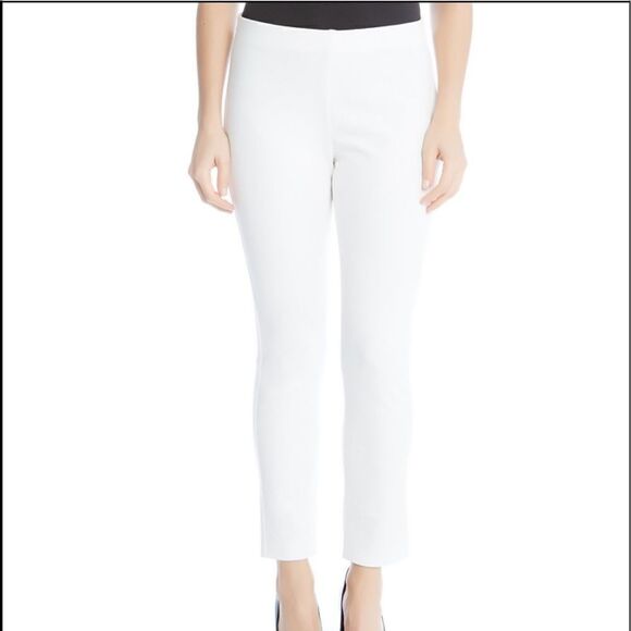 𝅺KAREN KANE WHITE SIDE ZIP PANTS - Picture 1 of 5